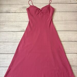 Guess Women's Strapless‎ Pink Midi Dress Size 14